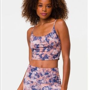 Onzie Belle Cami Yoga Crop “Earth” Tie Dye